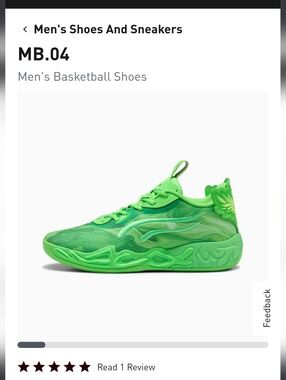 PUMA MB.04 Lo Men's Basketball Shoes w/Box - Brand New!